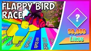 I WON THE RACE in ROBLOX FLAPPY BIRD RACE 🏁🏆