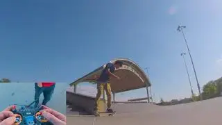 More skate park x drone fun 🛹