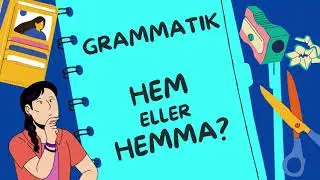 Hem eller hemma - grammatik / Lär dig svenska #sfikursb #svenska #шведский #swedishforbeginners