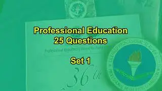 Professional Education Set 1 | LET Reviewer