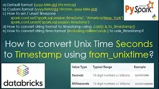 21. from_unixtime() | How to convert Unix Time Seconds to Date and Timestamp? | 