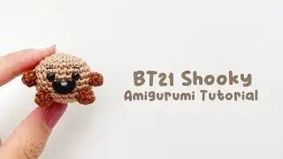 BT21 Shooky BTS Amigurumi Crochet Tutorial | Step by Step | FREE PATTERN