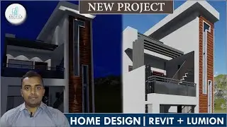 Home Design  | Revit with Lumion | Rendering in Lumion | Front Elevation in Lumion by 