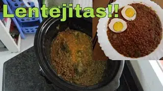Lentejas sin carne olla lenta o slow cooker