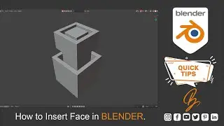 HOW TO INSERT FACES IN BLENDER #Shorts