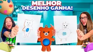 QUEM DESENHAR O MELHOR FIDGET TOY GANHA! DESAFIO FIDGET TOYS
