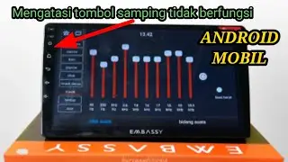 cara mengatasi tombol samping android mobil error