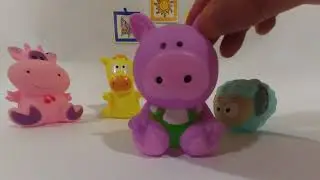 Видео для малышей с животными. Играем вместе. Видео с игрушками