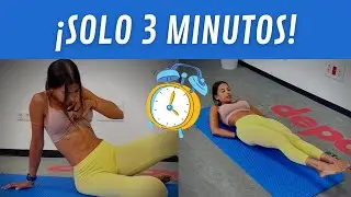 Abdominales en casa DE INFARTO. ¡Haz esta Rutina en 3 minutos!