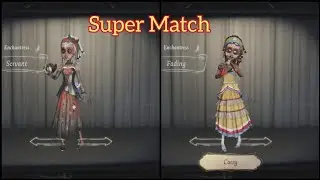 Identity V | B skin Enchantress !  |  Enchantrees Servant , Fading Gameplay | Super Match