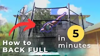 How To Do a BACK FULL on a Trampoline!