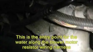 Dodge Dakota Passenger Side Under Dash Water Leak Repiar