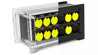 Casing - Flip-disc Binary Clock