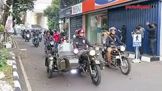 Rolling Thunder (Konvoi Motor Antik) MACI Se-Jabodetabek untuk Ramaikan HUT Kejaksaan