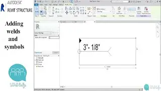 How to add welds and symbols in Revit Structure