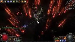 [POE 3.18] Explosive Arrow Elementalist VS Uber Sirus 5 second Last Phase