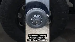 TOYO TIRES OPEN COUNTRY A/T 3 255/80r17: Biggest Stock Wheel Tire Size for 2021 RAM 3500 H/O Aisin