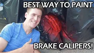 The BEST way to Paint Brake Calipers