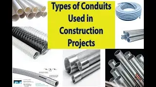 Types of Conduits Pipes in Construction Projects | how to select a conduit