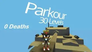 Speedrun #1: ☑️ Parkour 30 levels ☑️ by lo_RD - 0 deaths (Almost Perfect run!) | Kogama
