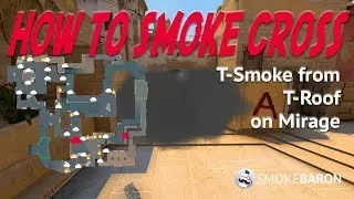☁️ How to smoke Cross on Mirage T-Side [CS:GO]