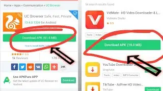 how to download vidmate & uc browser in android phone || vidmate & uc browser kaise download karein