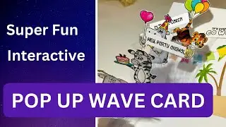 Jungle Birthday /POP UP WAVE CARD