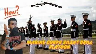 Marine Corps Silent Drill Platoon Reaction | Thursday Night Football Halftime Show