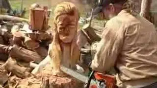 Rick Kuper Chainsaw Artist demonstration