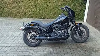 Harley-Davidson Softail Low Rider S sound. MCJ 2 in 1 Auspuff Euro 5 ABE