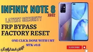 infinix Note 8 (x692) FRP Bypass / Unlock / infinix frp bypass