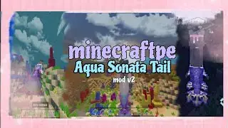 Aqua Sonata Tail mod v2 :mermaid tail for minecraft bedrock/pe 1.21+