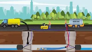 Creación de de Piscina de Desechos Mientras Se Limpia el Canal (Tapón de Prueba de Tubería FabCob)