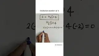 oxidation number of  S in h2so4  l Oxidation state of sulphur in sulphuric acid l