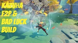 Kazuha Level 80 with Trash Artifact, F2P & Bad Luck Build Friendly! - Genshin Impact Showcase