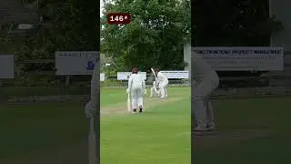 DOUBLE TON in 60 SECONDS! #cricket #cricketlover #century #cricketnews #foryou #t20 #villagecricket