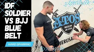 BJJ Blue Belt Vs Israeli IDF Soldier. Who taps first?