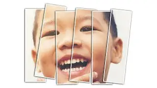 Photoshop Dersleri | Dikey Panel Kolajı | Photoshop Tutorials | Vertical Panels Collage