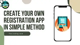 Registration app in mit app inventor by the coding race