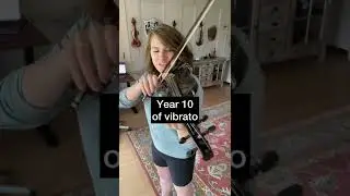 1 Day vs. 10 Years of Vibrato 