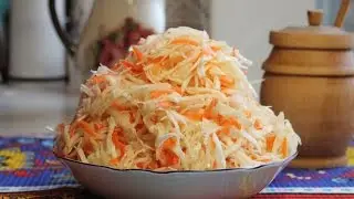 Капуста квашеная по -  Молокански. Хрустящая и очень очень вкусная .Легкий рецепт.