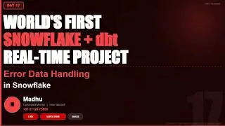 Error Data Handling in Snowflake | Time Variant 