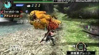 【MHP3】 集会浴場★6『強襲する孤島の水流！』 【狩猟笛】