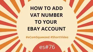 How to add VAT number to your eBay account - es#76