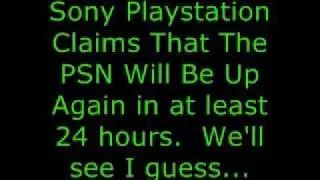 Playstation Network Down