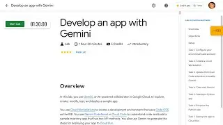Develop an app with Gemini