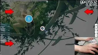 osu!: 10k dpi (4.46*, 90% acc pass)