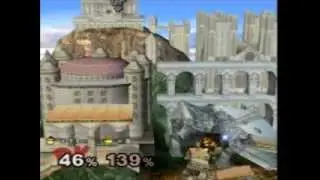Donkey Kong vs Bowser SSBM Gameplay.