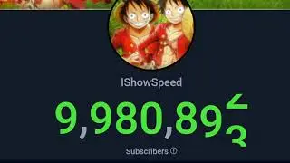 IShowSpeed Live Sub Count