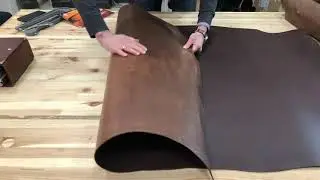 Кожа РД, 3.0-3.2 мм, цвет Castanga, PECOS High Thickness, LA BRETAGNA, Италия